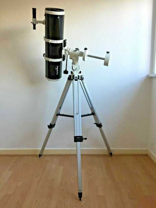 Sky Watcher Reflector Telescope D150 F750 and Tripod Stand NEQ3 with 3 lens