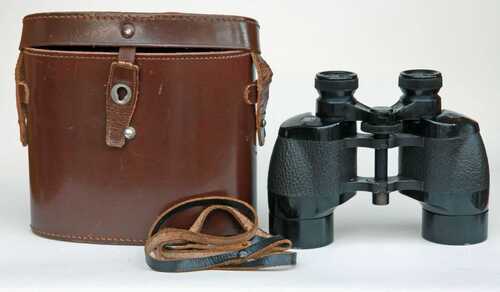 ROSS OF LONDON SOLAROSS 9 x 35 BINOCULARS  FOR RESTORATION WITH ORIGINAL CASE