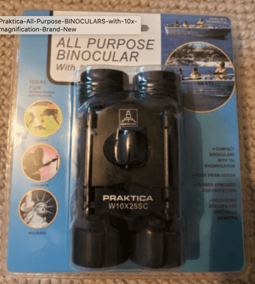 Praktica Binoculars - 10x magnification - brand new