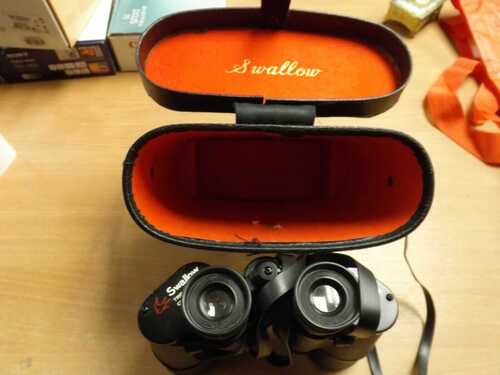 Vintage Swallow 16x50 Binoculars With Case