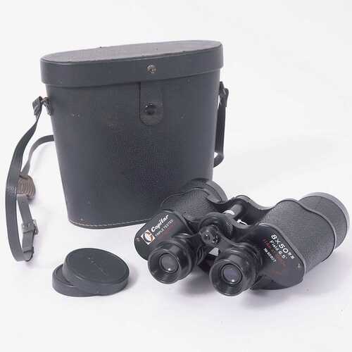 COPITAR TRIPLE COATED 8x50mm Field 6.5 BINOCULARS In Original Case