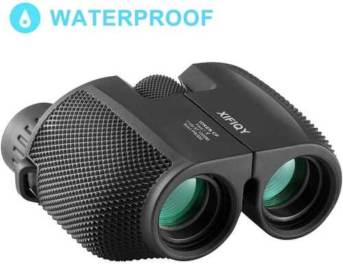 Compact Binoculars for Adults-10x25 Pocket Size Mini Waterproof Binoculars