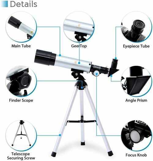 90X 360X50mm Portable Land and Sky Telescope perfect for kids