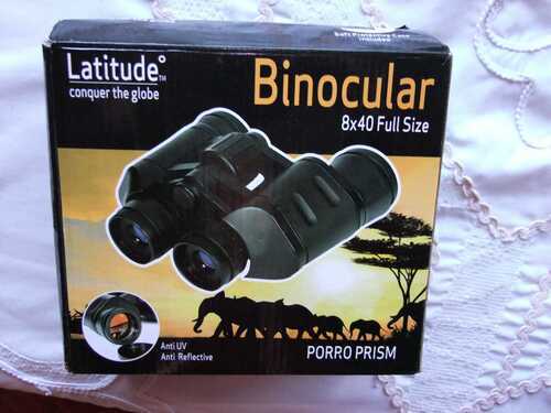 STILL BOXED UNUSED NEW PAIR OF 8X40 LATITUDE HIGH POWER PORRO PRISM BINOCULARS