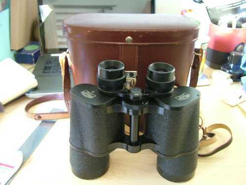 Carl Zeiss, Jena, Binoctem 7 x 50 Magnification Binoculars with Case. Very Good.