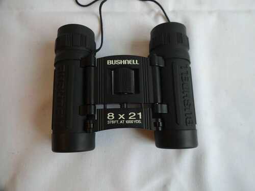 Bushnell Power View 8 x 21 Compact Folding Binoculars with Case