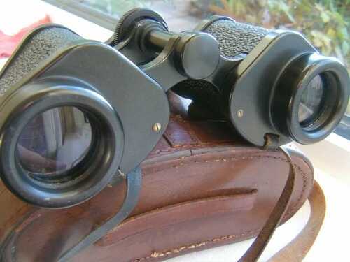 Barr and Stroud British Classic CF24 Coated  binoculars - Red lined leather case