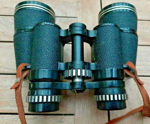 Vintage Japanese Boots Binoculars 10 x 50 in leather case