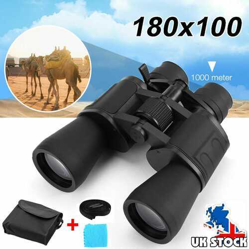 180X100 Professional Binoculars Telescope Portable Hunting DayandNight Vision Zoom