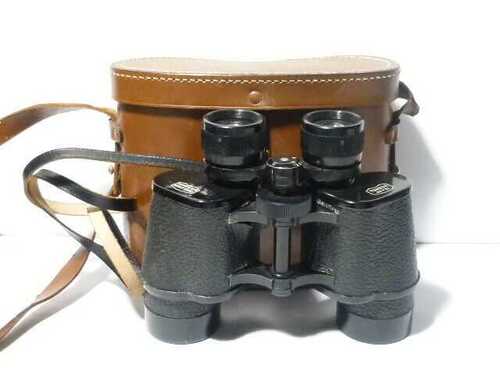 Vintage Denhill 12x40 French Binoculars in Original Leather Case #D