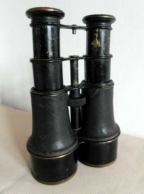 Antique Sporting or Military Field Glasses - Good Vision - Need Repair.