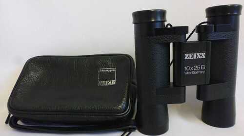 Fernglas Zeiss 10x25 B Taschenfernglas Pocket-Binocular Made in West Germany