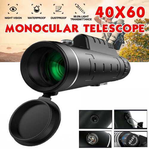 Super High Power 40X60 Portable Night Vision Monocular Telescope Binoculars