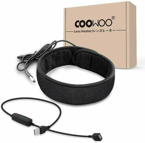 COOWOO Lens Heater Warmer Dew Heater with Temperature Regulator Strip for Ice