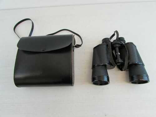 PAIR OF ZENITH BINOCULARS 10X50 COATED OPTICS TRIPLE TESTED, WITH CASE    #NSDC#