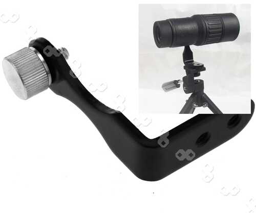 New L-Shape Universal Metal Tripod Adapter Fixing Mounting Binoculars Bracket