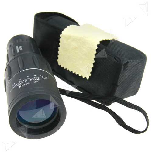 Portable Monocular Telescope Dual Focus Zoom Night Vision 16x Magnification