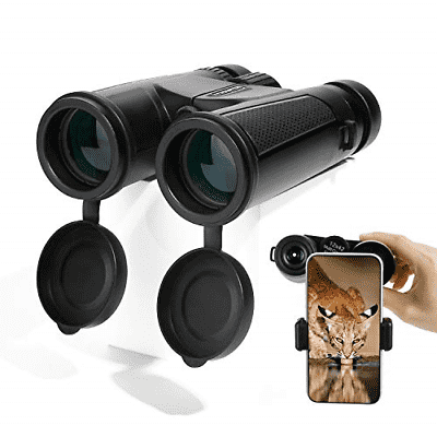 High Power Binoculars for adults, 12x42 Binocular with BAK4 Prism, FMC with for