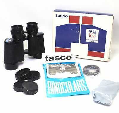 Vintage 1982 TASCO Full Coated 8 x 30 Fully Coated Binoculars in NFL Box - H33