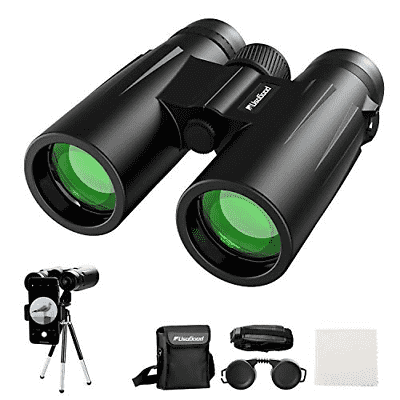 Usogood 12x50 Binoculars for Adults with Tripod, High Power Binoculars for Bird