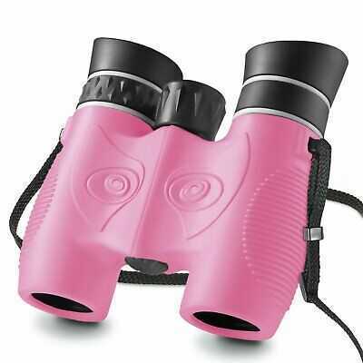 Kids Mini Binocular Compact Rubber Bird Plane Watching Adjustable Focus UK Stock