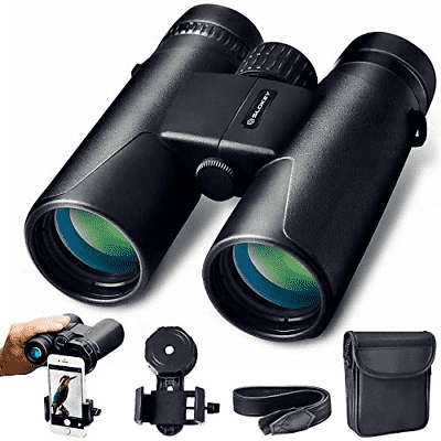 10x42 Binoculars for Adults - Professional and Powerful Binoculars with Long and