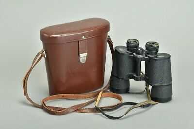 Mid C20th Leather Cased Carl Zeiss and Jena Dekarem 10x50 Binoculars. ZPVL