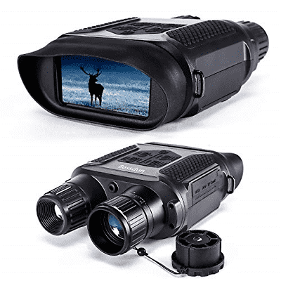 Night Vision Binoculars, 4-inch Night Vision Goggles with LCD Screen, 640P Video