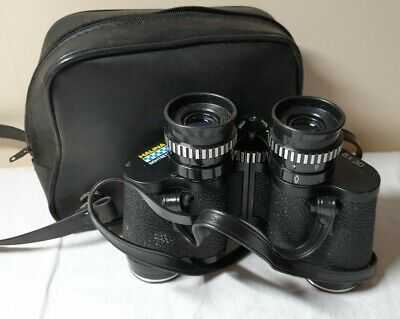 Halina Sight setter 8 x 30 Binoculars With Case Compact Black #639