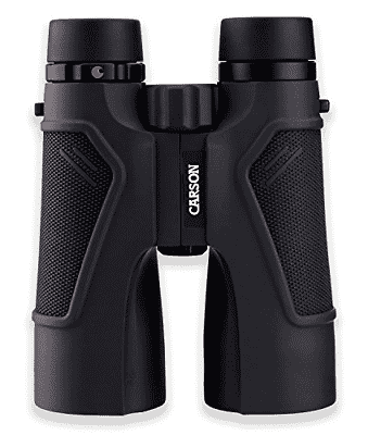 Carson TD-050ED 10x50 3D Series ED Glass HD Binoculars, Black