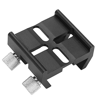 Bewinner Telescope Mount,Telescope Finderscope Mount Dovetail Slot Plate Groove