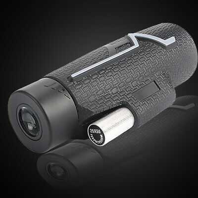 High Power Portable BAK4 Prism Adults Kids Monocular Telescope Scenery 25x50 UK