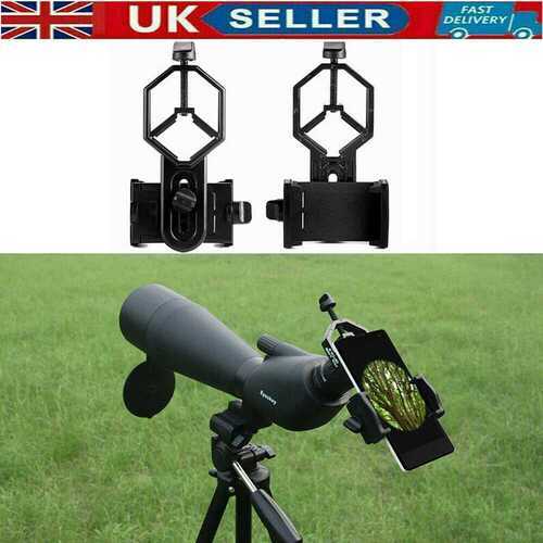 Universal Phone Adapter Mount Monocular Microscope Telescope Adapter Bracket UK