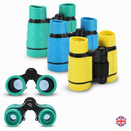 Children Binoculars Outdoor Bird Watching Telescope 4X Magnification Kids Toy UK