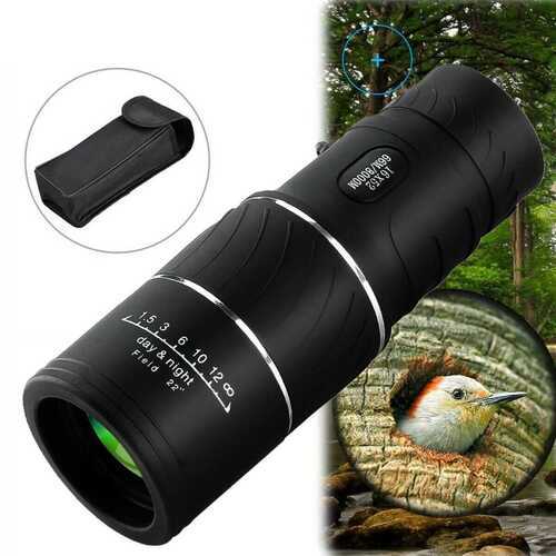 ARCHEER 16x52 Monocular Dual Focus Optics Zoom Telescope Day and Night Vision For