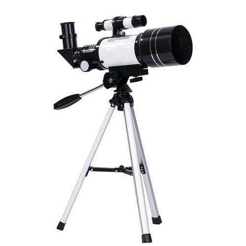 Astronomical Telescope 150X Zoom 70mm Finder Scope with Tripod with Phone Clip,