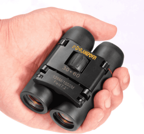 DFlamepower mini 30x60 Compact Folding Binoculars Telescope with Waterproof for