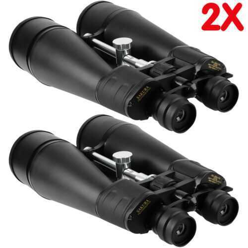 2x SAKURA 80mm Tube 30x-260x160 HD Zoom Binoculars Outdoor Telescope Waterproof