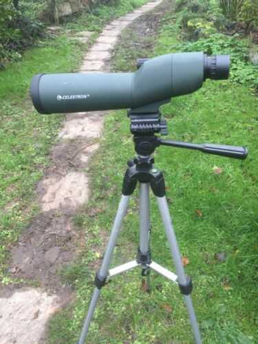 Celestron 60mm Spotting Scope With Travel Tripod  20-60x Magnification