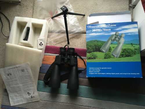 Observer Giantzoom Binoculars With Stand 20-108 X 70mm In Original Box