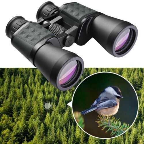 Binoculars 10x50 Wide Angle Optics HD Telescope Outdoor Hiking Camping Travel