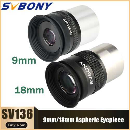 1.25  9/18mm Telescope Eyepieces Lens Wide Angle 72 Aspheric HD FMC Telescope