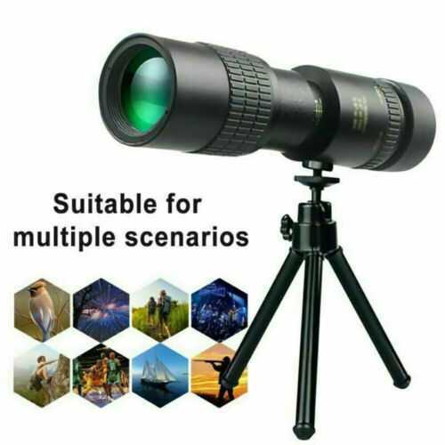 Portable 4K 10-300X40mm Super Telephoto Zoom Monocular Telescope HD UK