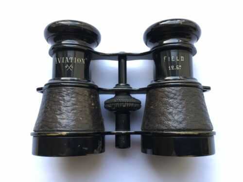 SCARCE C1909-12 VINTAGE AVIATIONandandFIELD BINOCULARS