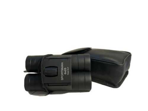 Sportsman 8X25 Field 6.2 Binoculars with Case