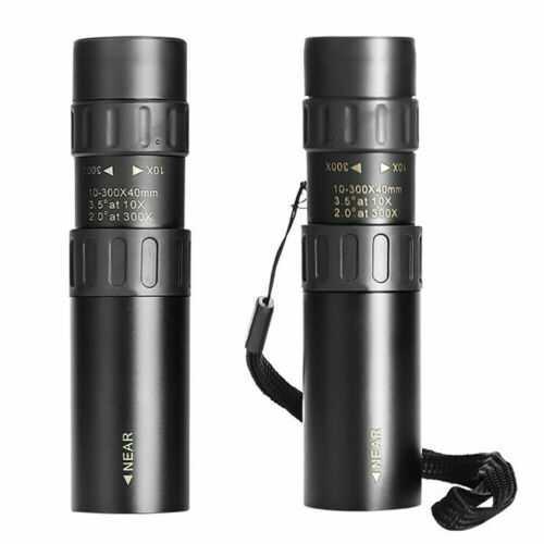 4k 10-300x40mm Super Telephoto Zoom Monocular Telescope With Tripod and Clip UK