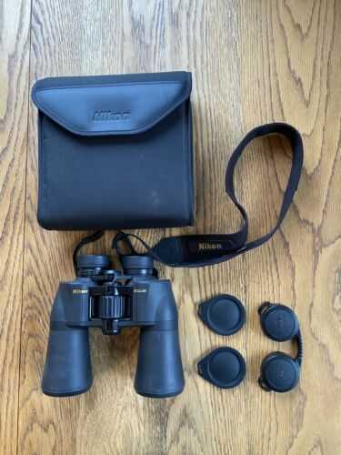 Nikon Aculon A211 10x50 6.5 With Case And Lens Covers | Rarely Available