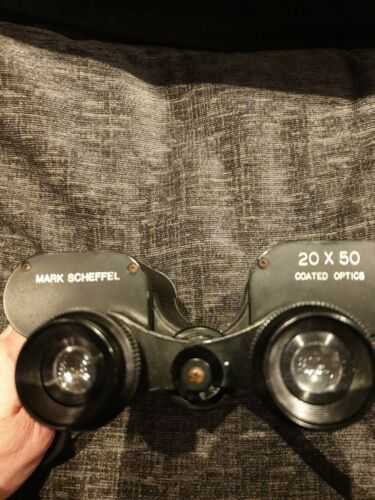 Mark Scheffel 20 x 50 binoculars.