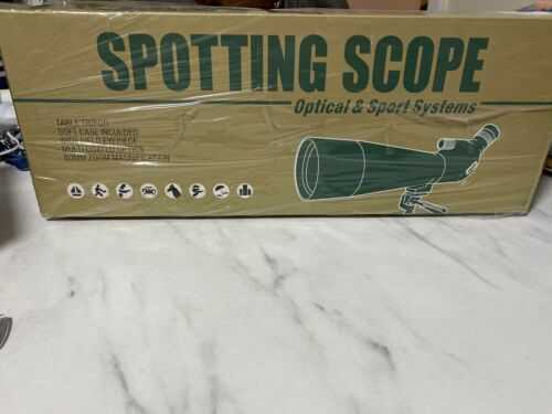 Gosky Spotting Scope 20-60X 80 Waterproof Porro Prism Scope for Birdwatching ...