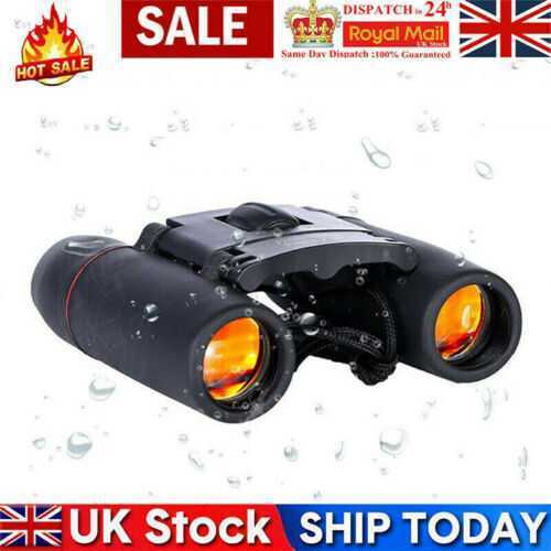 Binoculars Day And Night Vision 30 x 60 ZOOM Mini Compact Foldable Glasses UK